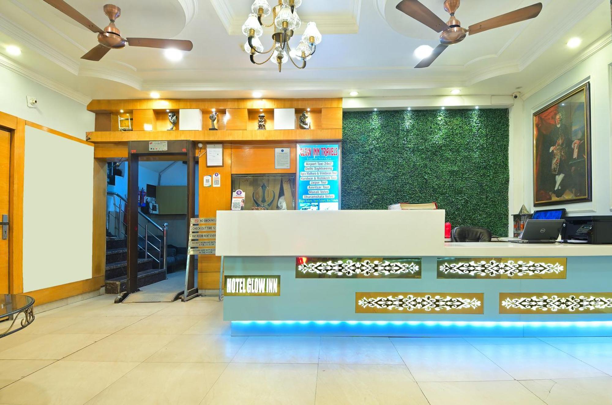 Hotel Glow Inn Paharganj-3 Mins Walk From New Delhi Railway Station 외부 사진